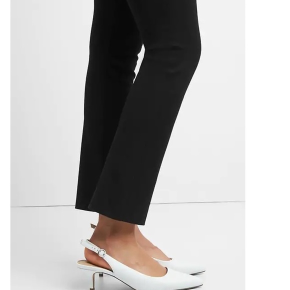 NWOT Gap High Rise Crop Kick Pants 6P Black v796 - Picture 3 of 3